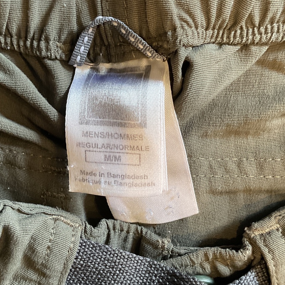 The North Face Men's Forest Green Cargo Pants, Size M - Picture 2 of 8